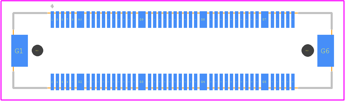 FX10A-80S/8-SV(71) - Hirose PCB footprint - Other - Other - FX10A-80S/8-SV(71)-2