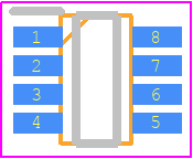 MP1472GJ-P - Monolithic Power Systems (MPS) PCB footprint - Small Outline Packages - Small Outline Packages - MP1472GJ-P