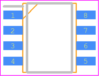 UPB1505GR - NEC PCB footprint - Small Outline Packages - Small Outline Packages - PACKAGE OUTLINE G08
