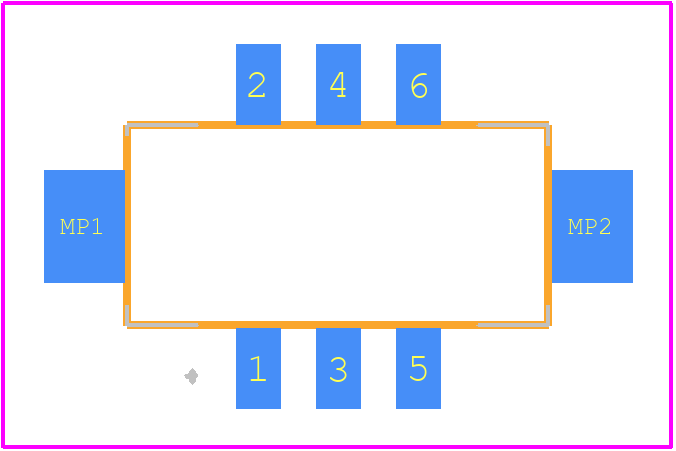 DF11CZ-6DS-2V(22) - Hirose PCB footprint - Other - Other - DF11CZ-6DS-2V(22)-2