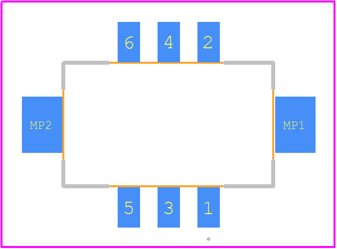 DF11C-6DP-2V(57) - Hirose PCB footprint - Other - Other - DF11C-6DP-2V(57)-1