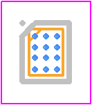 FUSB380CUCX - onsemi PCB footprint - BGA - BGA - WLCSP12, 1.21x1.67x0.586 CASE 567VZ ISSUE O