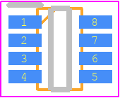 AD5662ARJZ-2REEL7 - Analog Devices PCB footprint - SOT23 (8-Pin) - SOT23 (8-Pin) - 8-Lead SOT-23 (RJ-8)