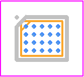 AD8233ACBZ-R7 - Analog Devices PCB footprint - BGA - BGA - CB-20-13