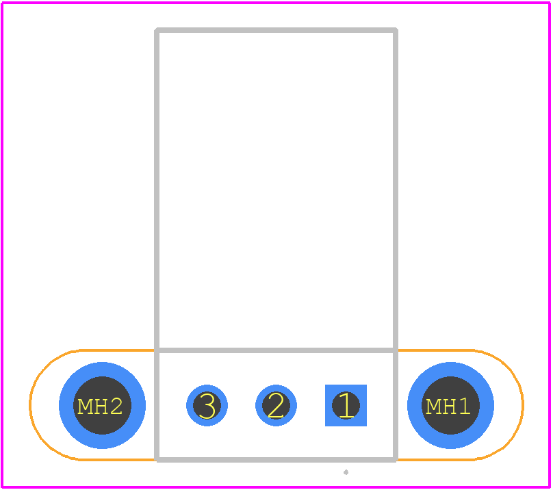 967279-4 - TE Connectivity PCB footprint - Other - Other - 967279-4-1