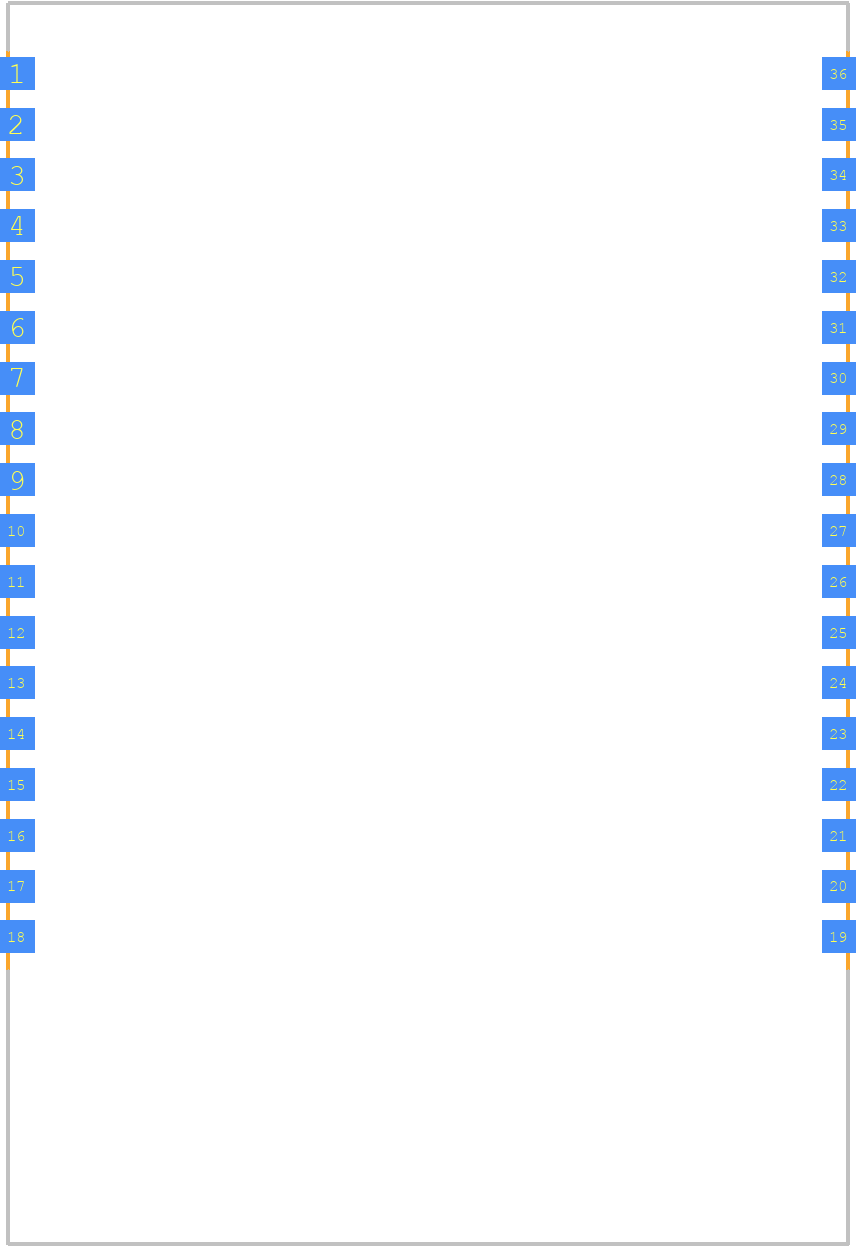 MRF24WB0MB/RM - Microchip PCB footprint - Other - Other - MRF24WB0MA/RM