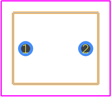 BFC237011105 - Vishay PCB footprint - Other - Other - BFC237011105-2