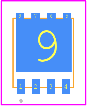 BSC12DN20NS3G - Infineon PCB footprint - Other - Other - PG-TDSON-8_5