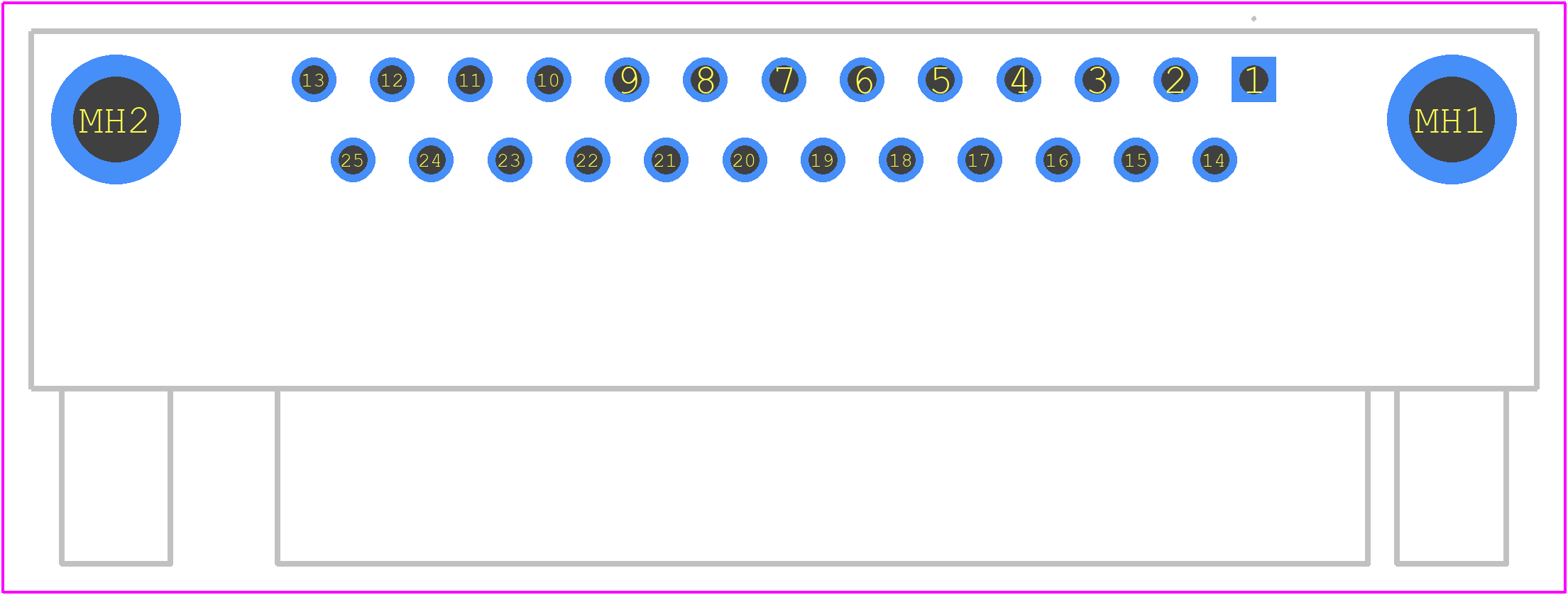 5745783-3 - TE Connectivity PCB footprint - Other - Other - 5745783-3-2