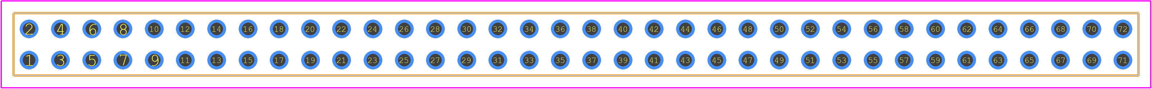 PEC36DAAN - Sullins PCB footprint - Other - Other - PEC36DAAN-2