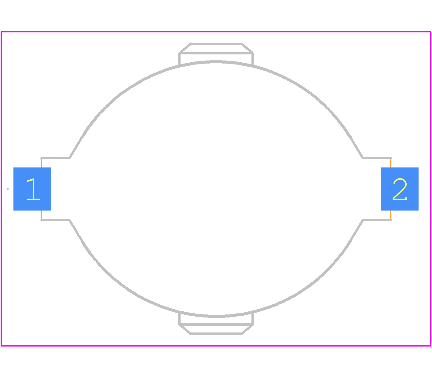 1057TR - Keystone Electronics PCB footprint - Other - Other - 28.60mm x 23.70mm