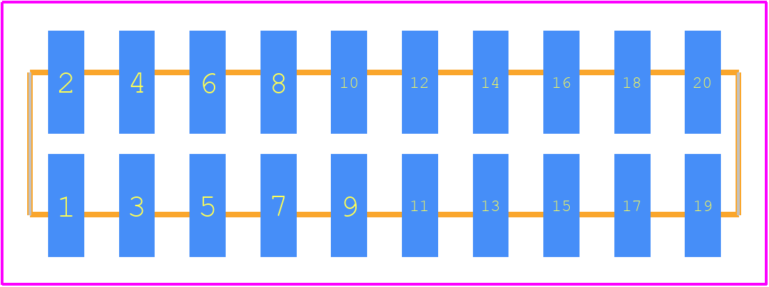 15-91-0200 - Molex PCB footprint - Other - Other - 15-91-0200-2