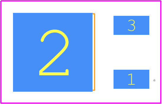 STD44N4LF6 - STMicroelectronics PCB footprint - Other - Other - DPAK(H=2.63mm)