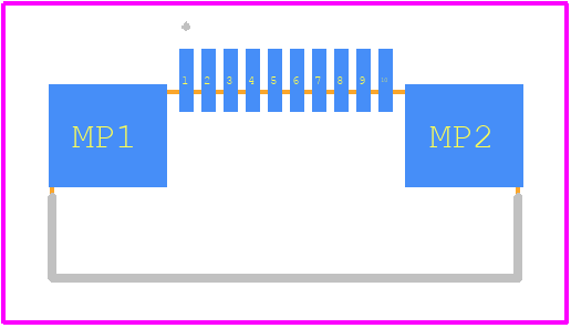 SFV10R-1STE9HLF - Amphenol PCB footprint - Other - Other - SFV10R-1STE9HLF-2