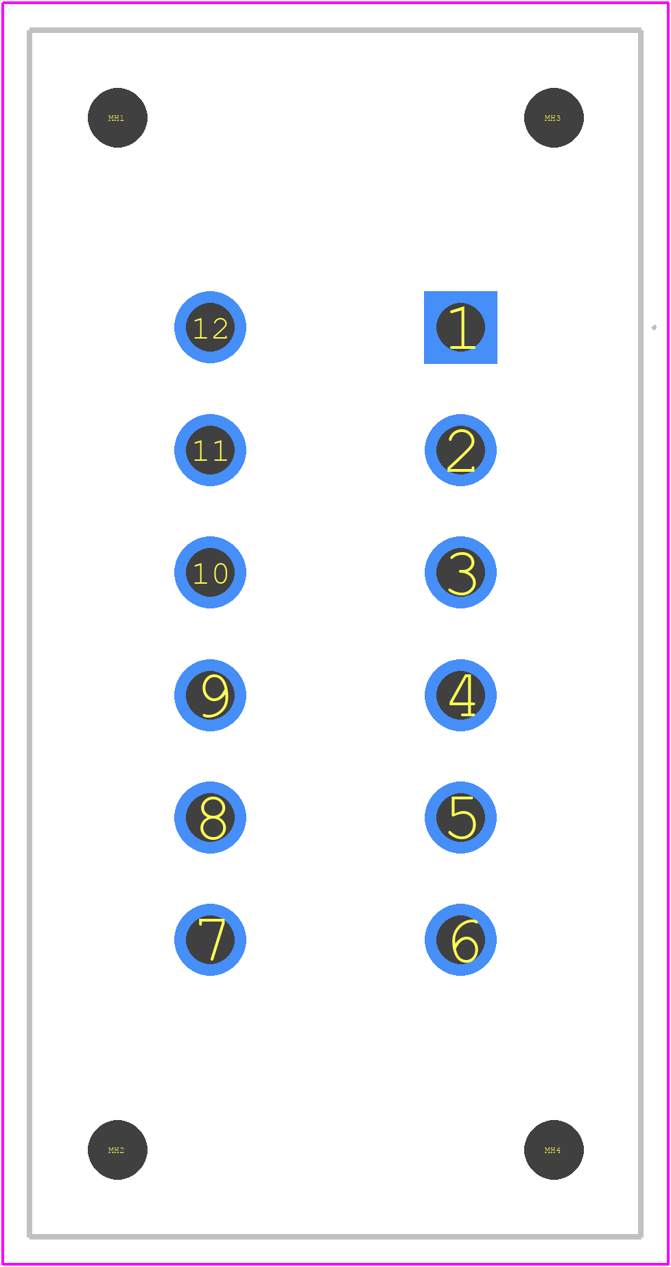DTF15-12PA - TE Connectivity PCB footprint - Other - Other - DTF15-12PA-1