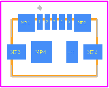 0473461001 - Molex PCB footprint - Other - Other - 0473461001-1