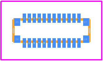 BM10B(0.8)-24DP-0.4V(51) - Hirose PCB footprint - Other - Other - BM10B(0.8)-24DP-0.4V(51)