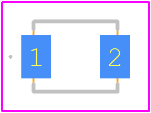 SMBJ16CA-E3/52 - Vishay PCB footprint - Other - Other - SMBJ16CA-E3/52-3