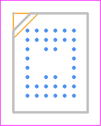 AS6C1008-55BIN - Alliance Memory PCB footprint - BGA - BGA - AS6C1008-55BIN