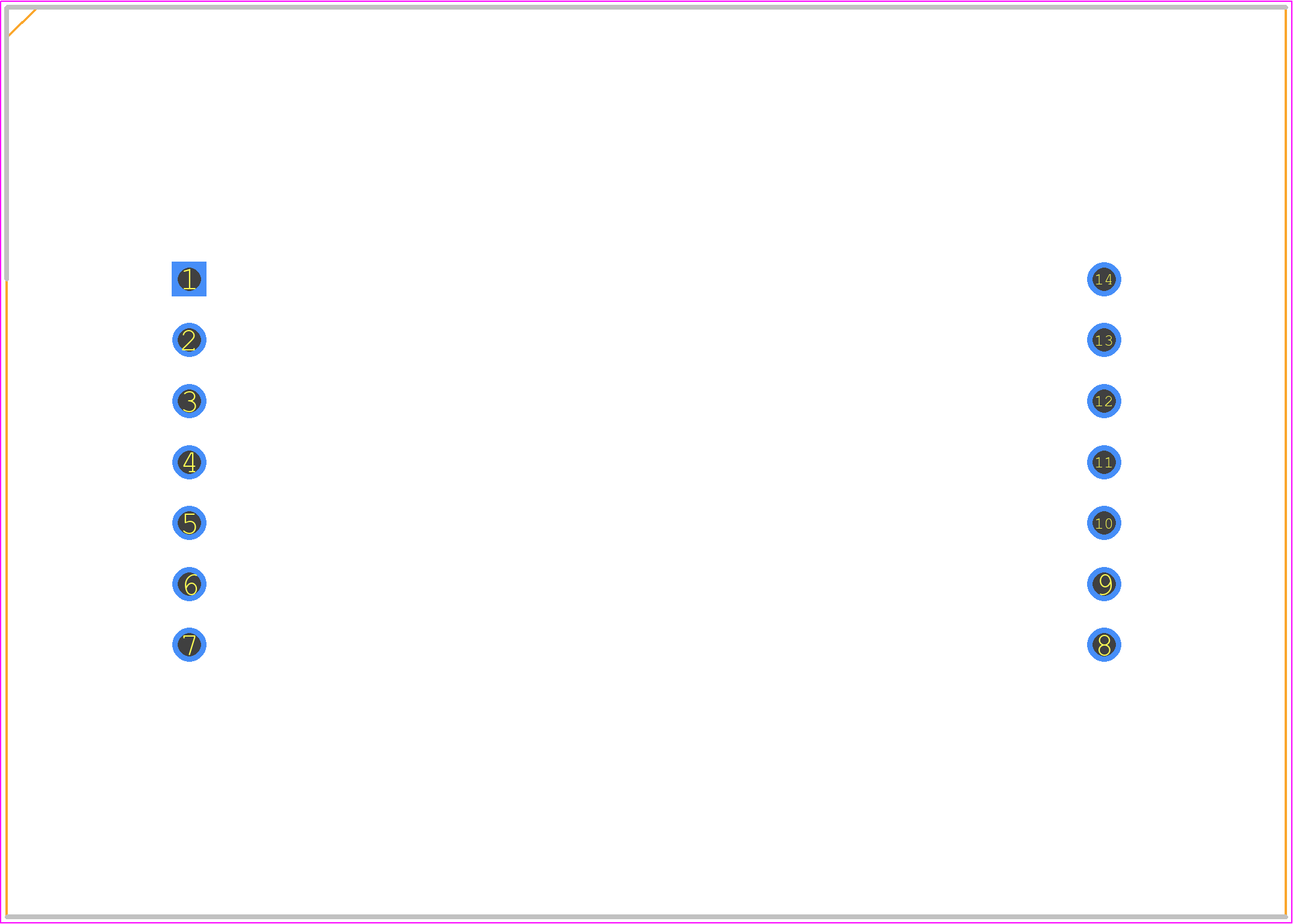 TC20-11SURKWA - Kingbright PCB footprint - Dual-In-Line Sockets - Dual-In-Line Sockets - TC20-11SURKWA