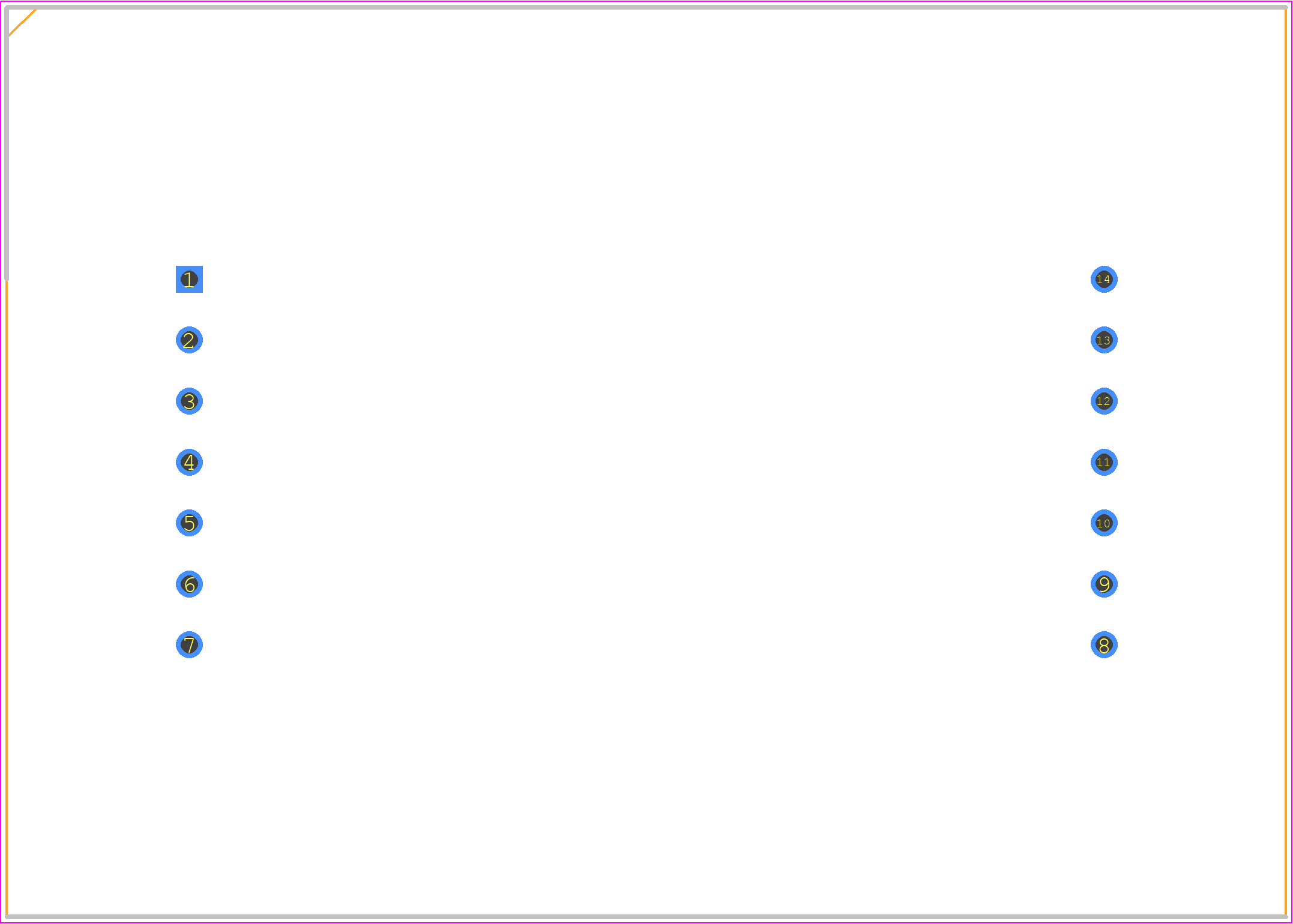 TA20-11SRWA - Kingbright PCB footprint - Dual-In-Line Sockets - Dual-In-Line Sockets - 50mm (2.0 INCH) 5x7 DOT MATRIX DISPLAY