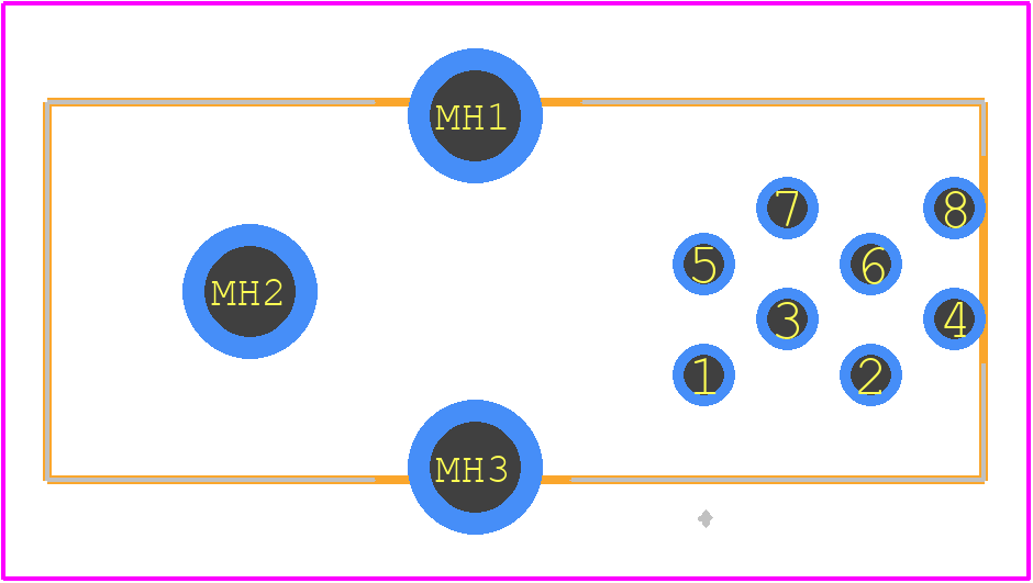 2040537-1 - TE Connectivity PCB footprint - Other - Other - 2040537-1-1