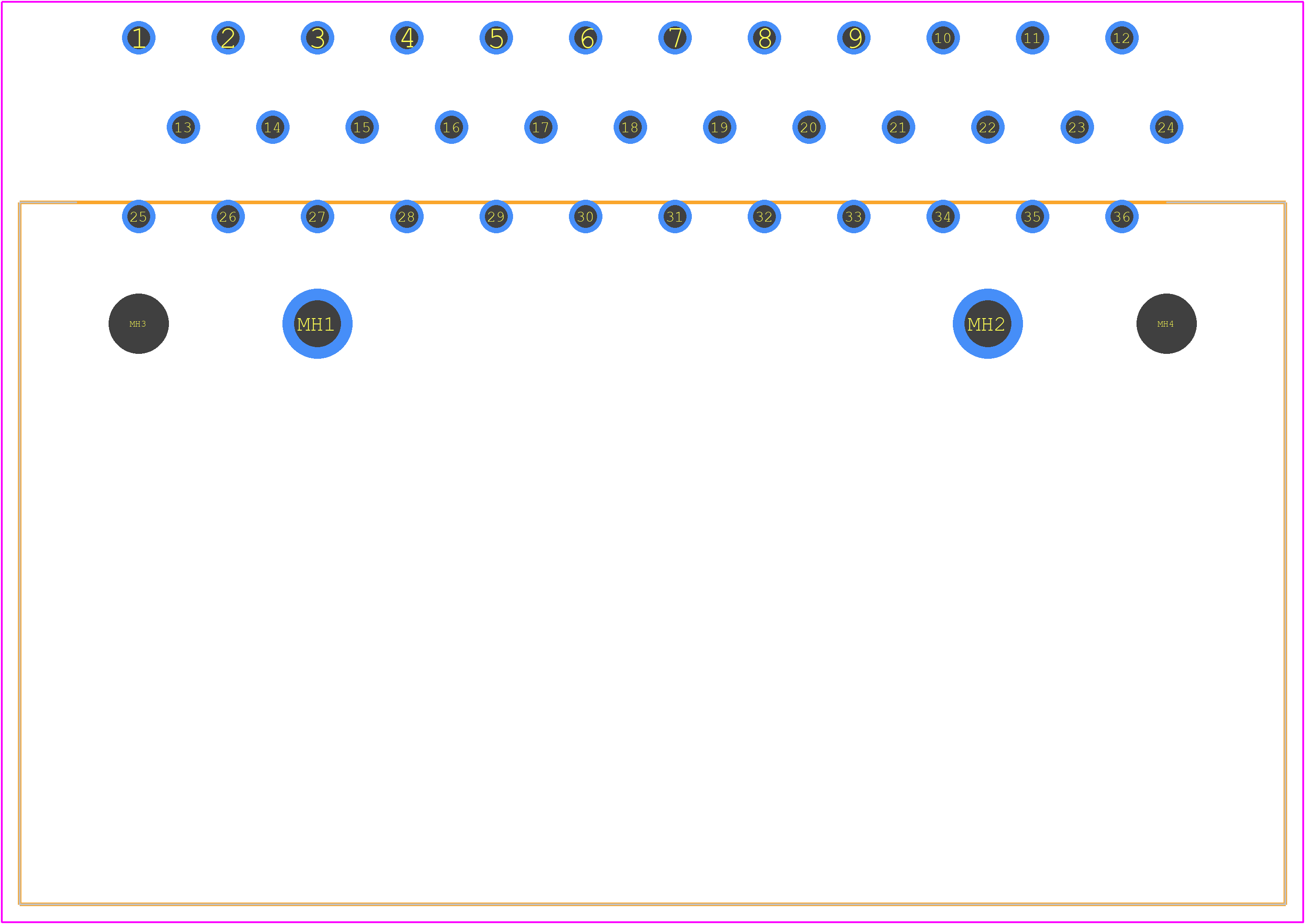 344108-1 - TE Connectivity PCB footprint - Other - Other - 344108-1-1