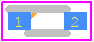 SP1003-01DTG - LITTELFUSE PCB footprint - Small Outline Diode Flat Lead - Small Outline Diode Flat Lead - SOD723