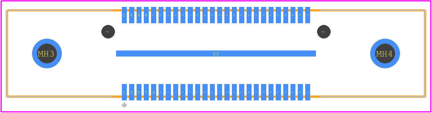 QMS-026-05.75-L-D-A-RT1 - SAMTEC PCB footprint - Other - Other - QMS-026-05.75-L-D-A-RT1-4