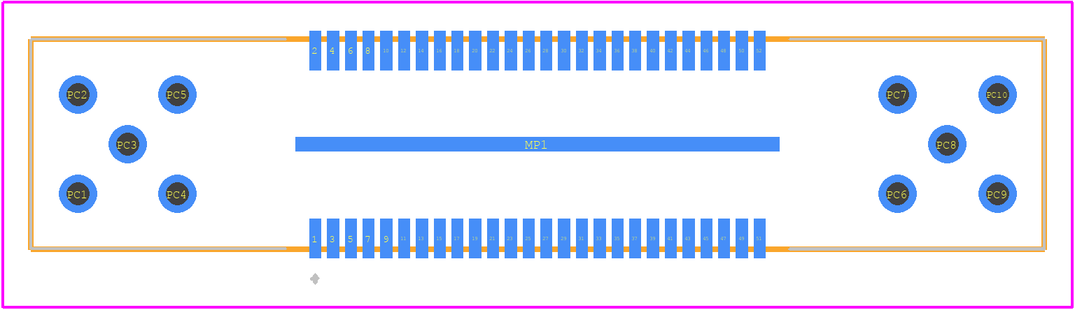 QMS-026-05.75-H-D-RF1 - SAMTEC PCB footprint - Other - Other - QMS-026-05.75-H-D-RF1-7