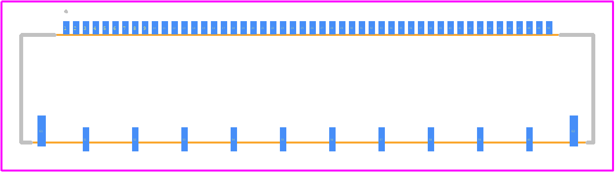 FH41-50S-0.5SH(28) - Hirose PCB footprint - Other - Other - FH41-50S-0.5SH(28)-4