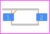 STPS140ZY - STMicroelectronics PCB footprint - Small Outline Diode - Small Outline Diode - SOD123