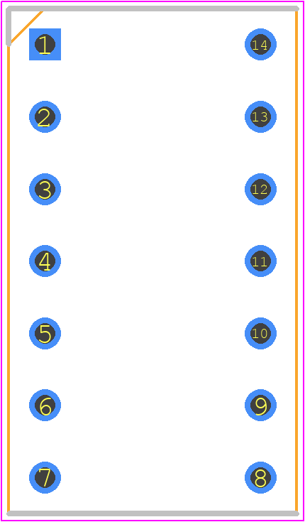 SPC15513 - Multicomp Pro PCB footprint - Dual-In-Line Sockets - Dual-In-Line Sockets - SPC15513