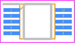 TDA7116F - Infineon PCB footprint - Small Outline Packages - Small Outline Packages - PG-TSSOP-10-1