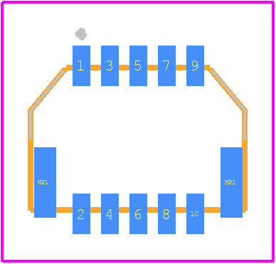 DF20F-10DP-1H(50) - Hirose PCB footprint - Other - Other - DF20F-10DP-1H(50)-2