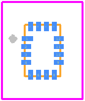 DG4051EEN-T1-GE4 - Vishay PCB footprint - Other - Other - 16-pin miniQFN