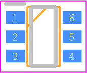 CPH6442-TL-W - onsemi PCB footprint - SOT23 (6-Pin) - SOT23 (6-Pin) - LTC6994CS6-1#TRMPBF