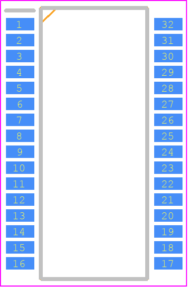 BU21182FS-E2 - ROHM Semiconductor PCB footprint - Small Outline Packages - Small Outline Packages - SSOP A32