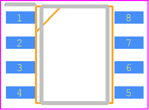 FM25V02A-G - Infineon PCB footprint - SOT23 (8-Pin) - SOT23 (8-Pin) - 8pinSOIC