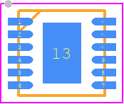 L6362ATR - STMicroelectronics PCB footprint - Small Outline No-lead - Small Outline No-lead - VFDFPN 12L (3x3x0.90 mm)