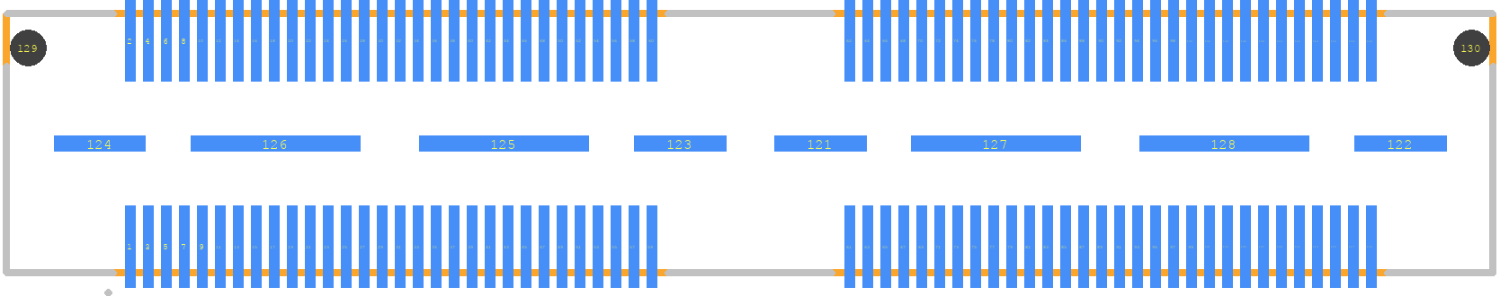 QSH-060-01-F-D-A - SAMTEC PCB footprint - Other - Other - QSH-060-01-L-D-A