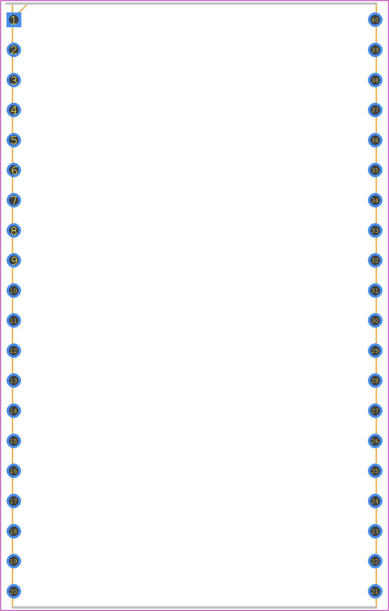 VI-402-DP-RC-S - VARITRONIX PCB footprint - Dual-In-Line Packages - Dual-In-Line Packages - VI-402-DP-RC-S