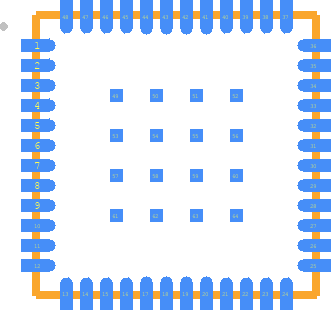MKW41Z512VHT4 - NXP PCB footprint - Other - Other - QFN-48