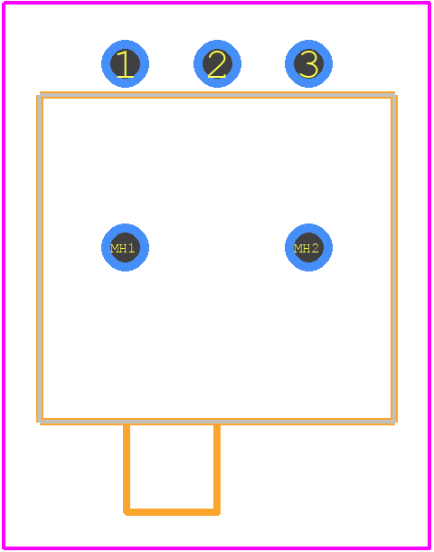 AS13AH - NKK Switches PCB footprint - Other - Other - AS13AH