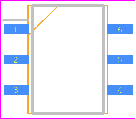 219-3MST - CTS PCB footprint - Small Outline Packages - Small Outline Packages - 219-3MST