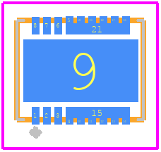 CSD97394Q4M - Texas Instruments PCB footprint - Other - Other - DPC (VSON-CLIP)