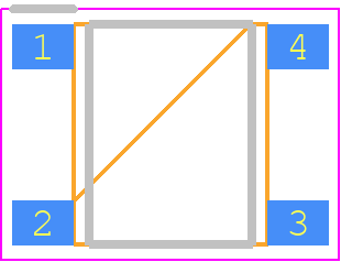 ABS05 - Multicomp Pro PCB footprint - Small Outline Packages - Small Outline Packages - ABS05-1