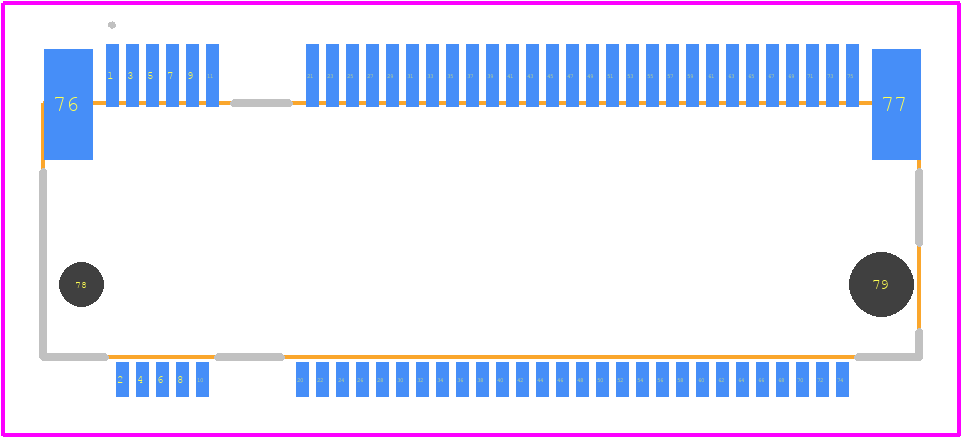 SM3ZS067U215ABR1500 - JAE PCB footprint - Other - Other - SM3ZS067U215ABR1500-3