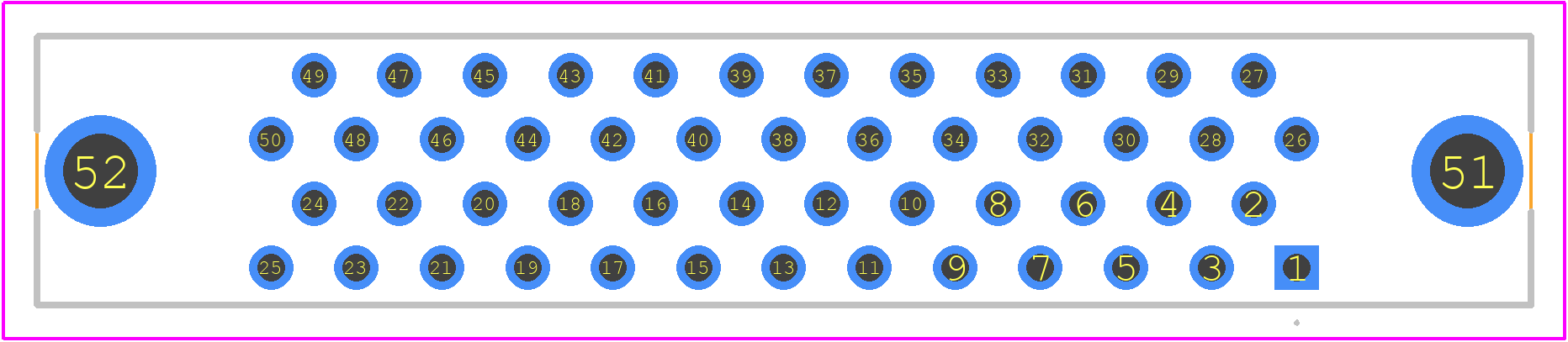 TX25-50P-12ST-H1E - JAE PCB footprint - Other - Other - TX25-50P-12ST-H1E-1