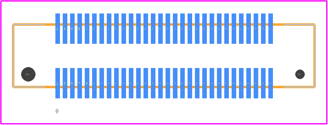 FX8C-60P-SV6(71) - Hirose PCB footprint - Other - Other - FX8C-60P-SV6(71)-1